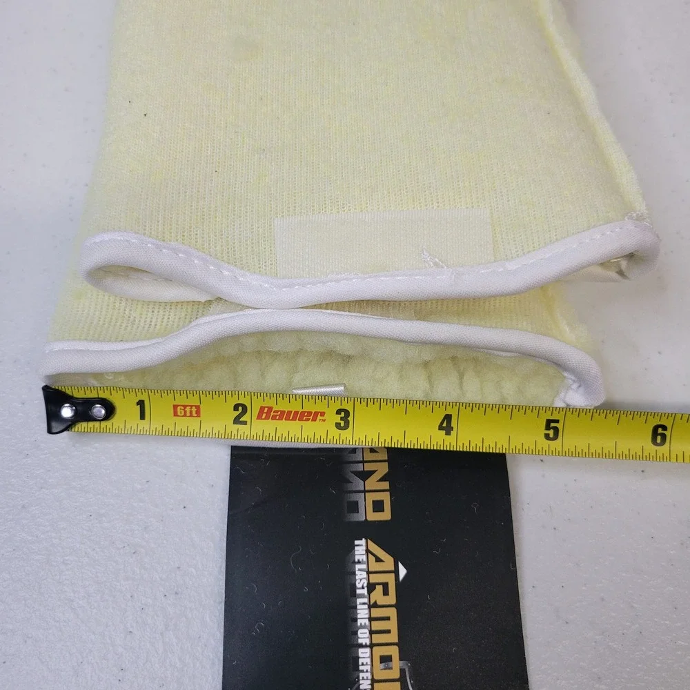 Hand Armor LN66-L Yellow Knit Mitten‎ Chopper Liner Gloves Sherpa Large - Picture 8 of 10